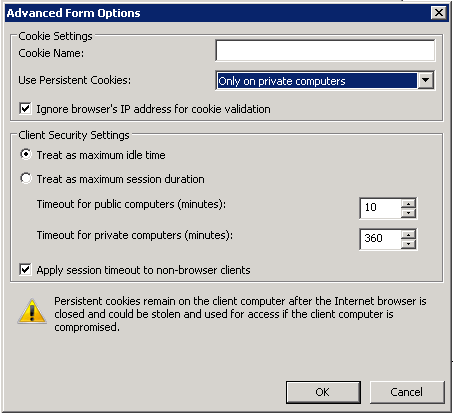Advanced Form Options